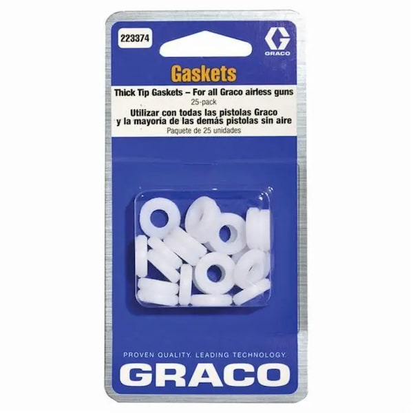 Contractor Flat-Tip Gasket, PK 25